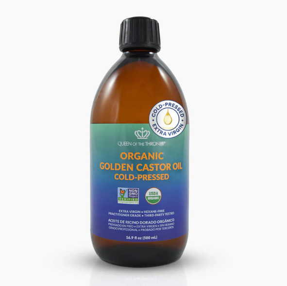 ORGANIC GOLDEN CASTOR OIL 16.9 FLOZ