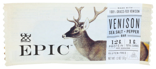 EPIC BAR VENISON SEA SALT PEPPER 1.3 OZ