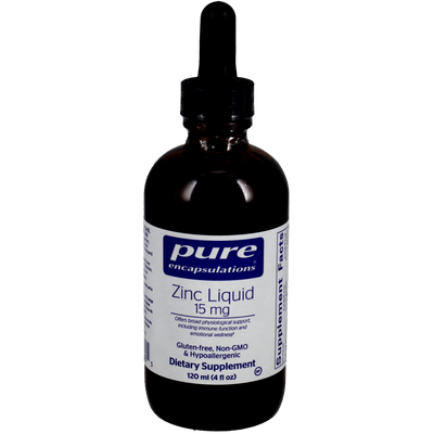 PURE ENCAPSULATIONS ZINC LIQUID 15 MG