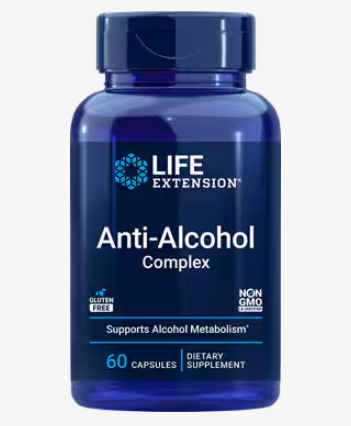 LIFE EXTENSION ANTI-ALCOHOL COMPLEX 60 CAPSULES