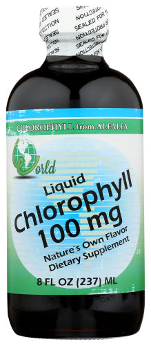 WORLD ORGANIC CHLOROPHYLL 100 MG 8OZ