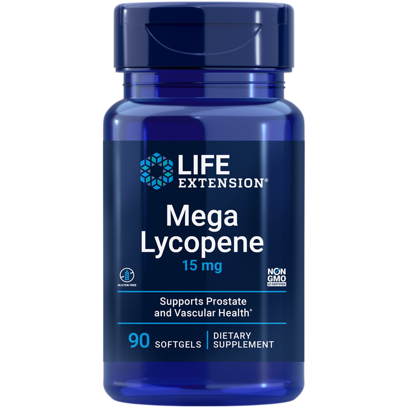 LIFE EXTENSION MEGA LYCOPENE 15MG 90 SOFTGELS