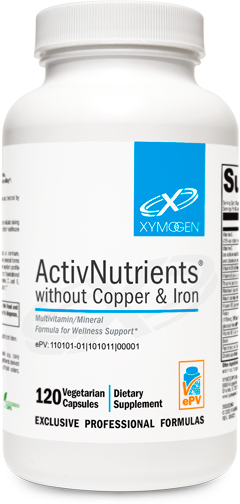 ACTIVNUTRIENTS WITHOUT COPPER & IRON 120 CAPSULES