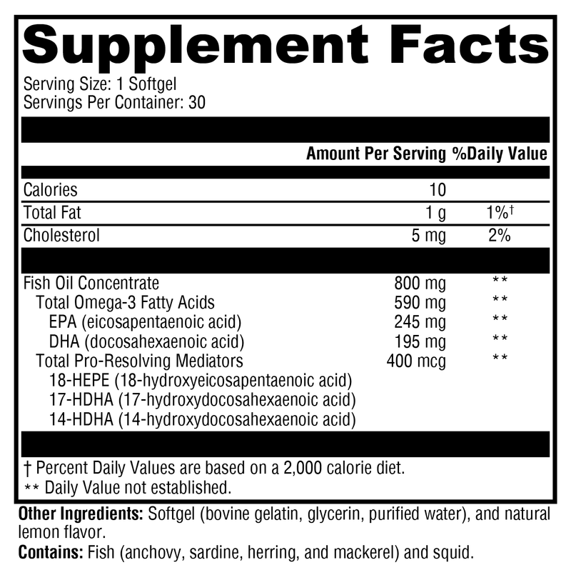 OMEGAPURE PRM 30 SOFTGELS