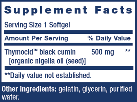 BLACK CUMIN SEED 60 GELS