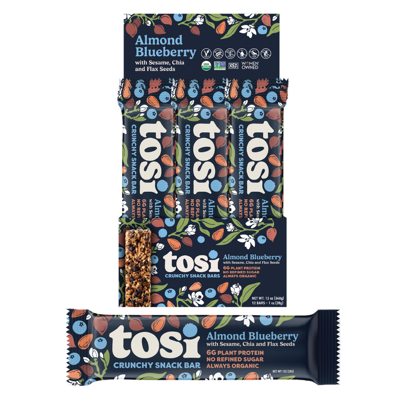 TOSI Snack Size - 1oz Almond Blueberry