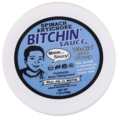 BITCHIN SAUCE SPINACH ARTICHOKE DIP 7OZ