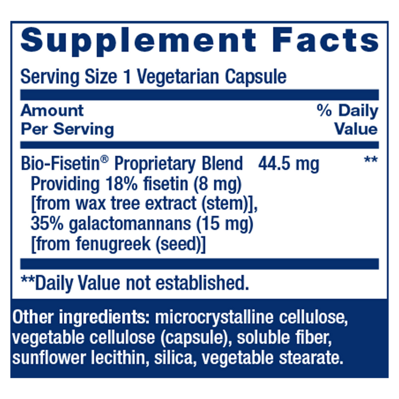 LIFE EXTENSION BIO-FISETIN 30 CAPSULES