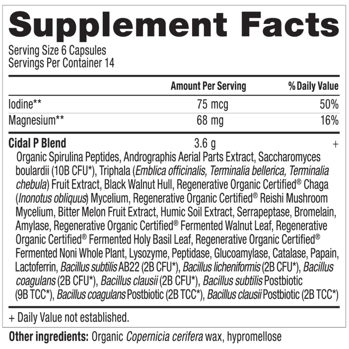 KHS CIDAL P 84 CAPSULES