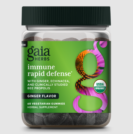 IMMUNE RAPID DEFENSE 60 GINGER GUMMIES