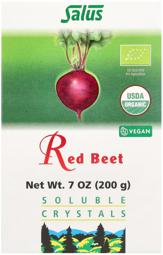 SALUS RED BEET CRYSTAL ORGANICS 7OZ