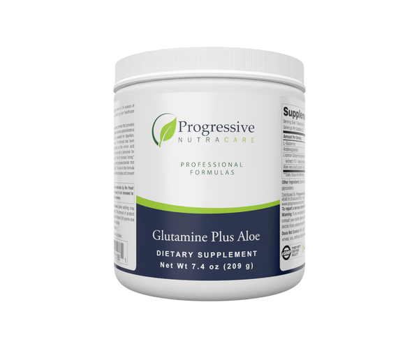 l-glutamine 40mg l-proline 60mg l-taurine 60mg l-carnitine 220mg nac 75mg GLUTAMINE PLUS ALOE – Progressive Nutracare