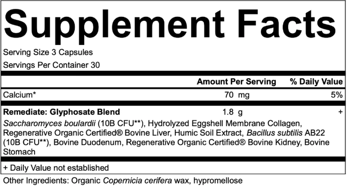 KHS GLYPHOSATE 90 CAPSULES