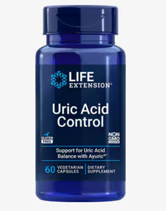 LIFE EXTENSION URIC ACID CONTROL 60 TABLES