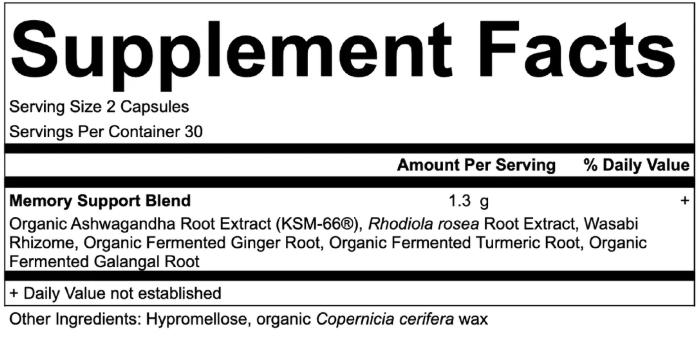 KHS MEMORY 60 CAPSULES
