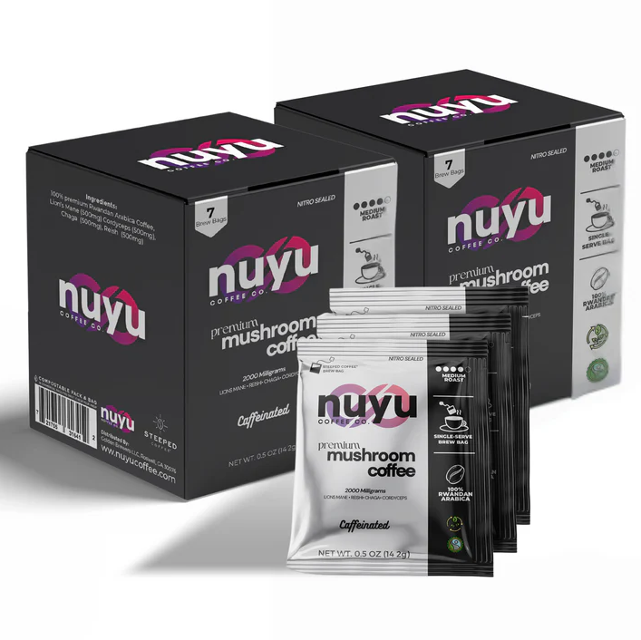 NUYU PREMIUM MUSHROOM MULTIVITAMIN COFFEE MEDIUM ROAST