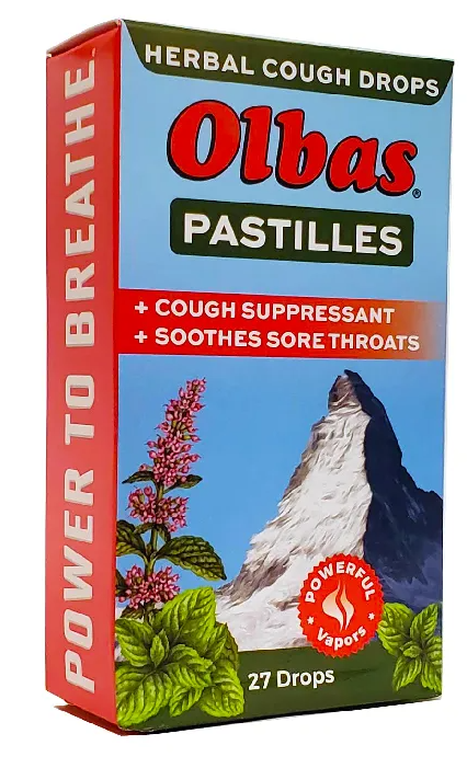 OLBAS PASTILLES COUGH DROPS