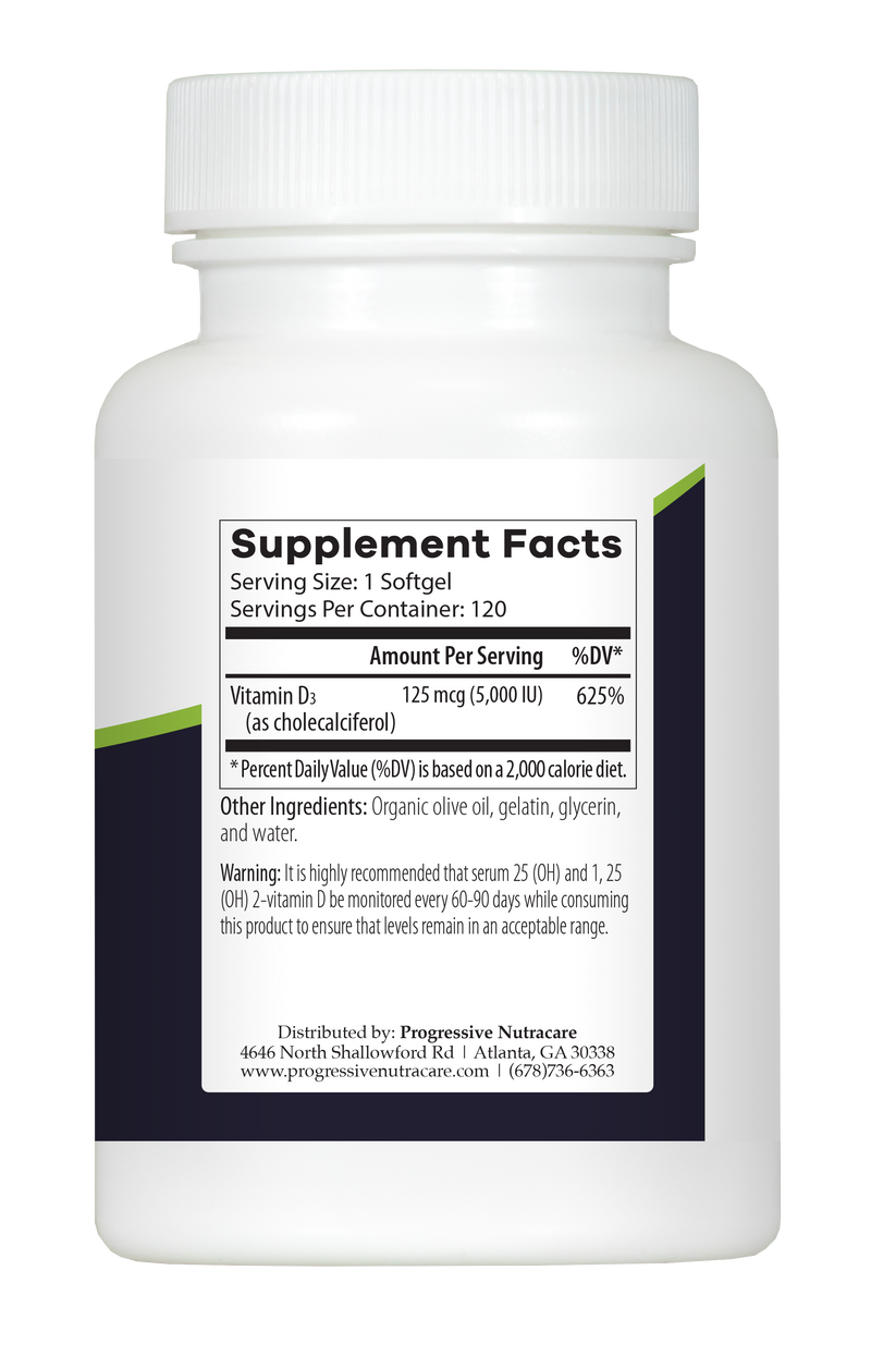 VITAMIN D3 5000 120 SOFTGELS