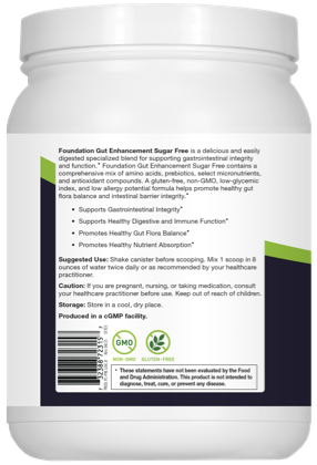 FOUNDATION GUT ENHANCEMENT WITH STEVIA