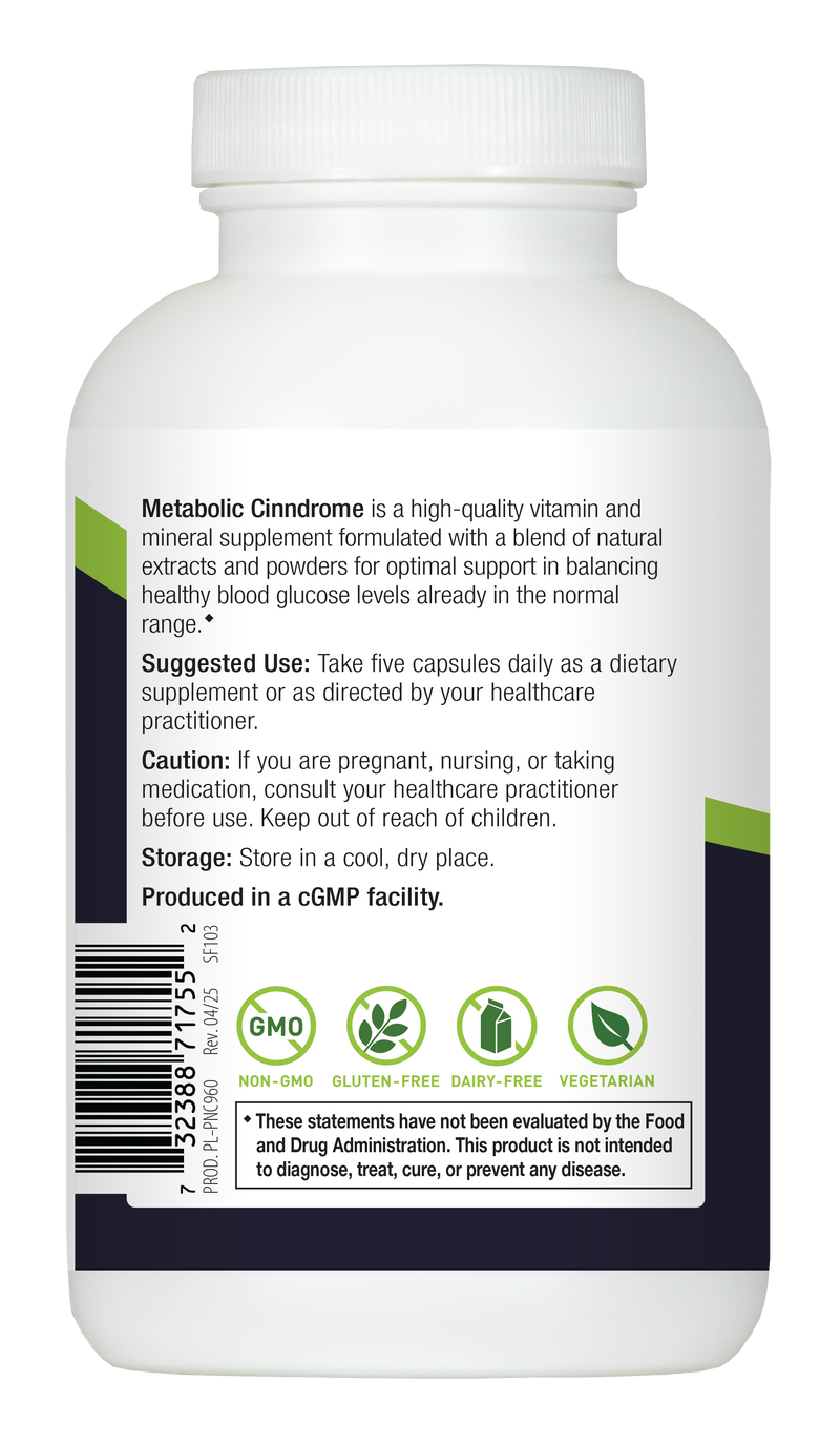 METABOLIC CINNDROME 150 CAPSULES