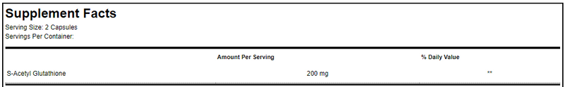 S-ACETYL GLUTATHIONE