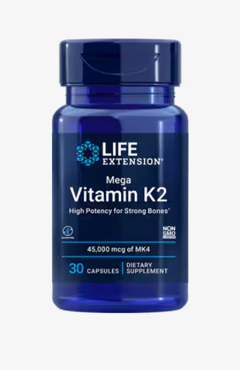 LIFE EXTENSION MEGA VITAMIN K2 30 CAPSULES