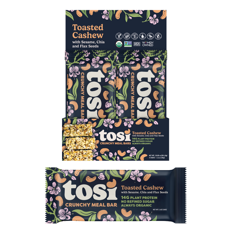 TOSI Meal Bar - 2.4oz Cashew