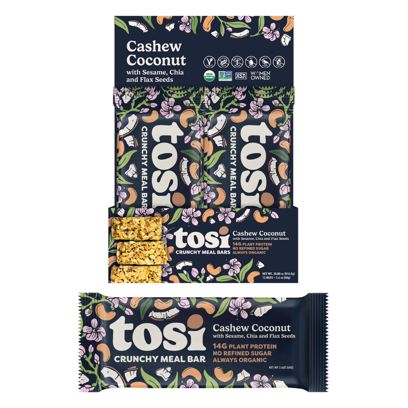 TOSI Meal Bar - 2.4oz Cashew Coconut