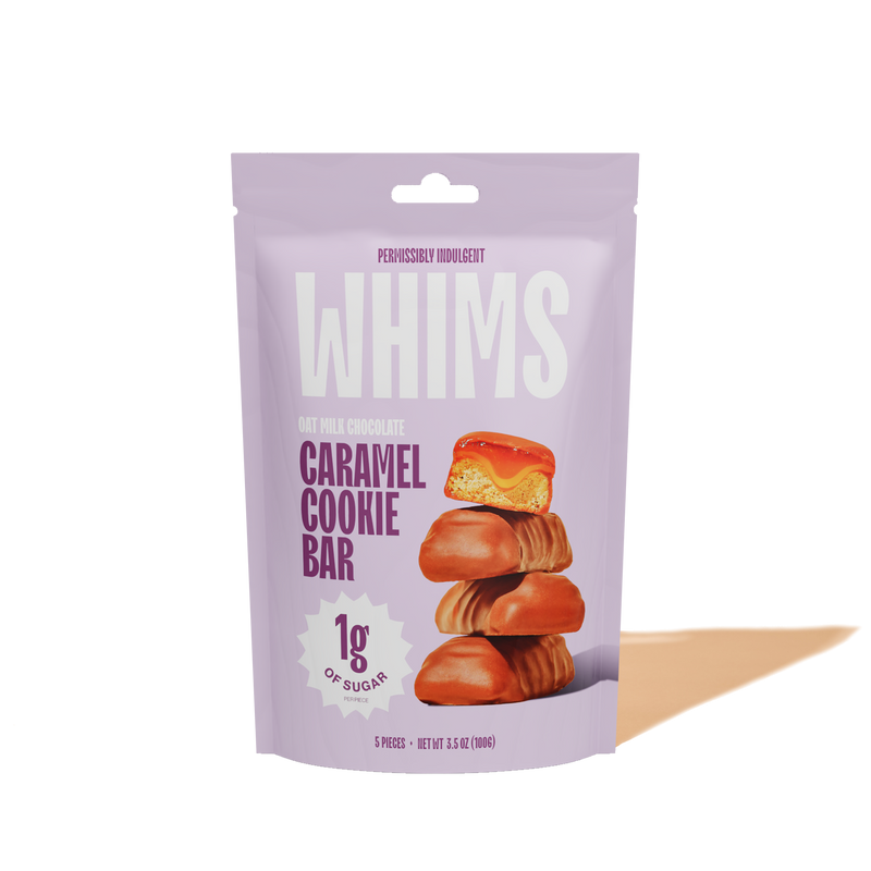 WHIMS Oat Milk Chocolate Caramel Cookie Bar - Pouch