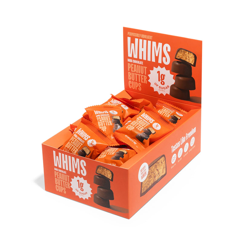 WHIMS Dark Chocolate Peanut Butter Cups - Grab & Go Box
