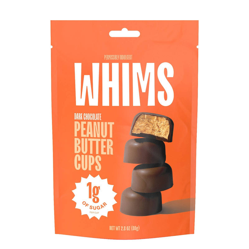 WHIMS Dark Chocolate Peanut Butter Cups - Pouch