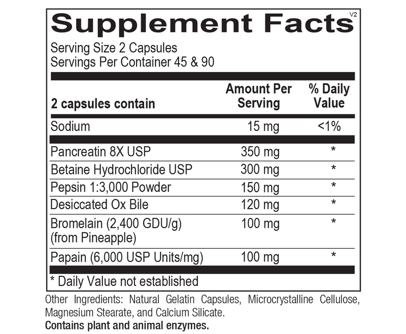 Ortho Digestzyme 90ct