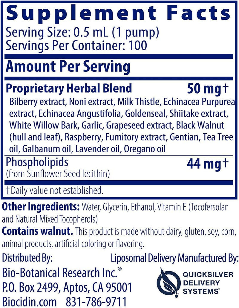 BIOCIDIN LSF LIPOSOMAL