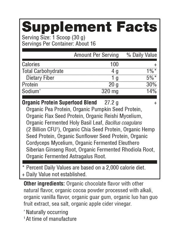 ORGANIC PLANT PROTEIN