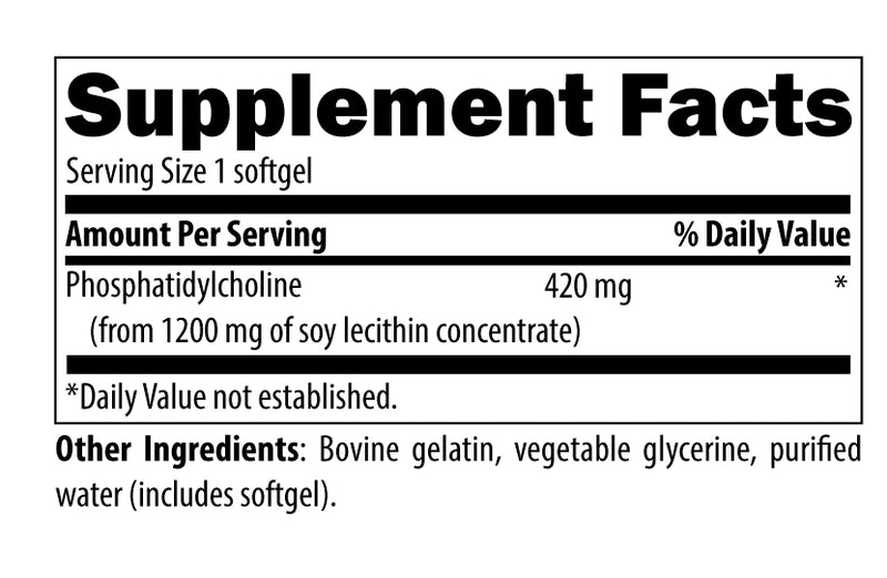 PHOSPHATIDYLCHOLINE SOFTGELS