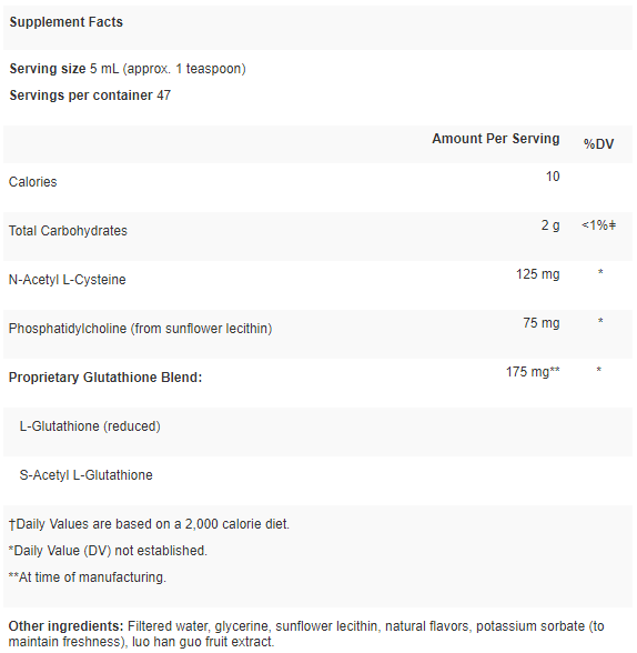 TRIZOMAL GLUTATHIONE